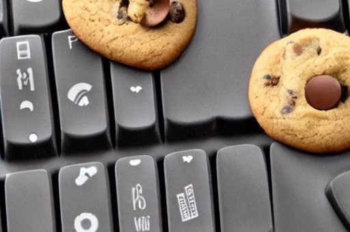 Cookies on keyboard